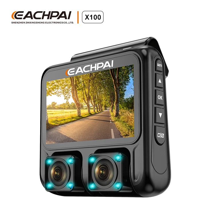 EACHPAI X100 Dash Cam Dual 1080P Night Vision Black Box DVR Car Camera WiFi GPS dashcam for taxi drivers
