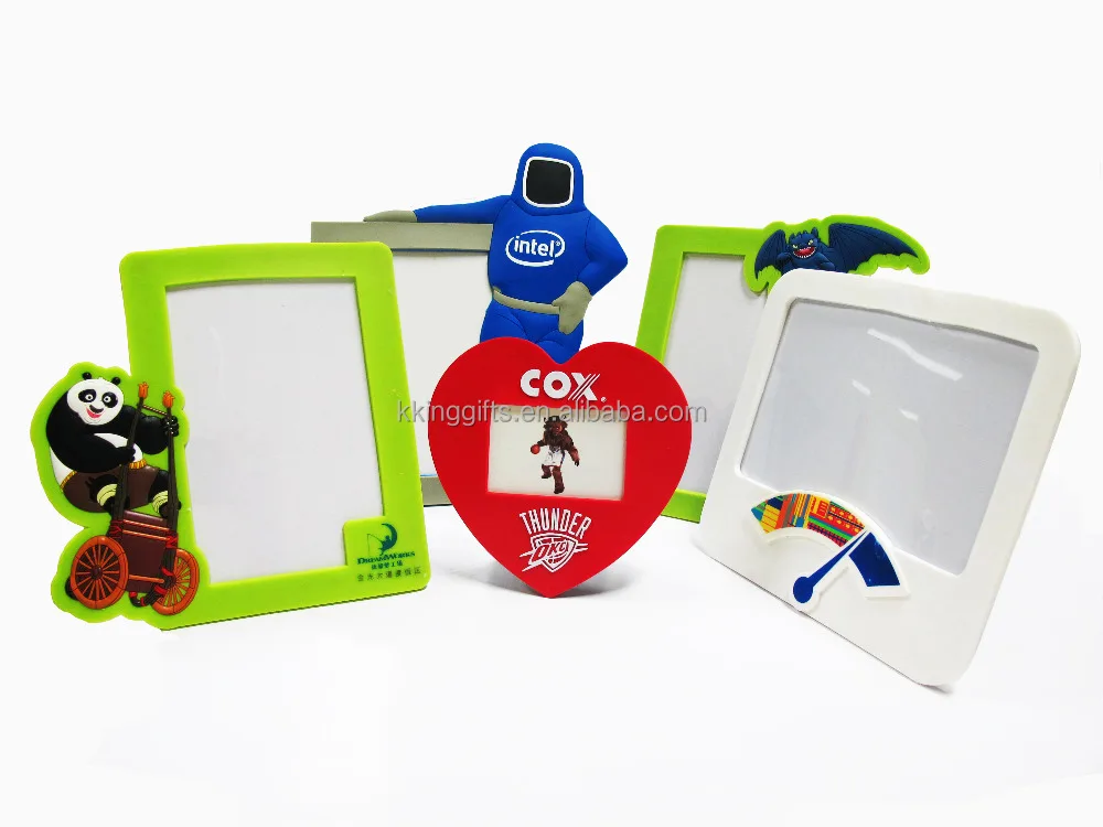 Hot sale high quality 3d soft pvc rubber photo picture frames