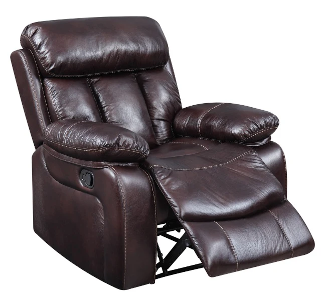 European best selling style 3+2+1 seven seats with soft back cushion seat living room leather recliner sofa set