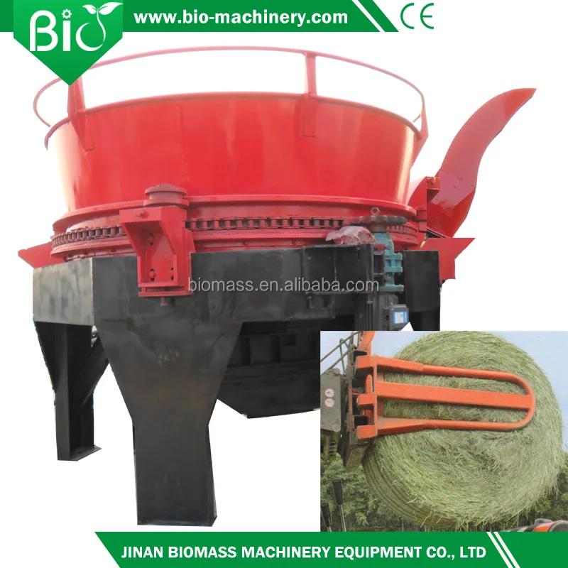 sale CE certificate high effciency wheat straw bale big diameter hay Rotary shredder
