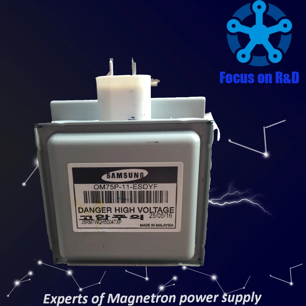 High production microwave spare parts original samsung OM75P magnetron