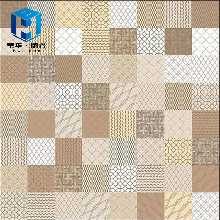 300x300 экономичная Нескользящая мозаичная деревенская керамическая плитка для уличного пола