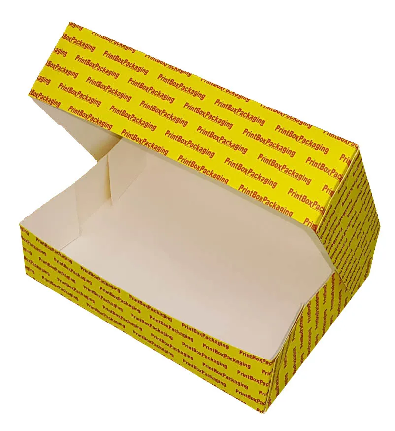 Cost-Effective 6 Corner Glued One Piece Carton Fast Food Packaging Chicken Box