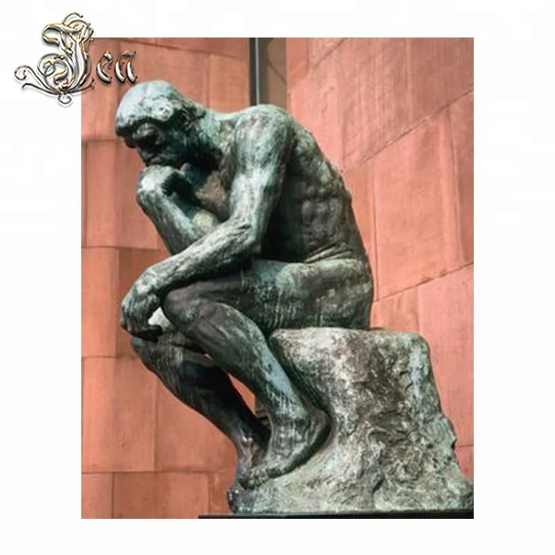 Western style factory bronze man statue sculpture