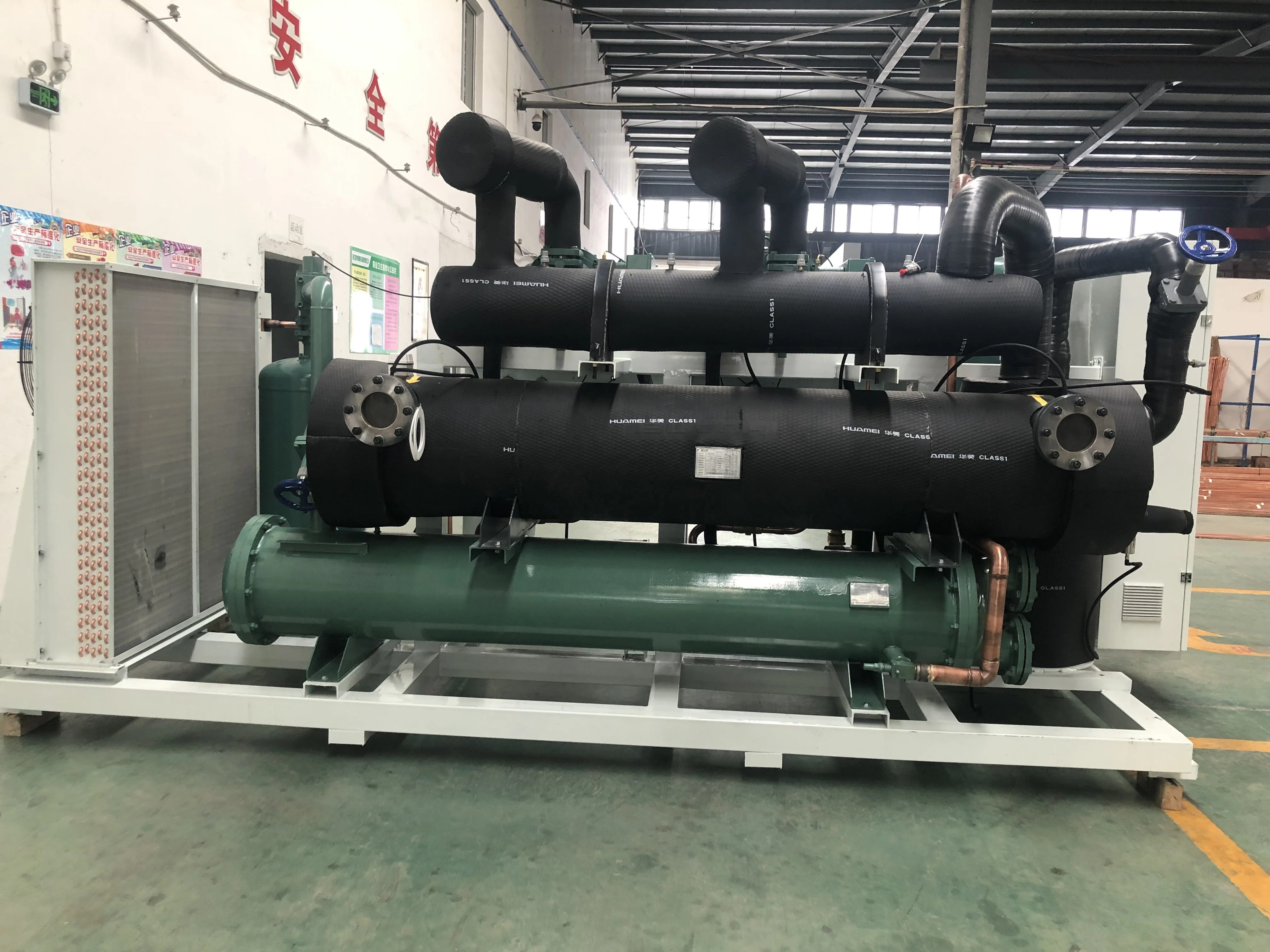 water chiller 75HP compressor  paralleled unit for making ice cream