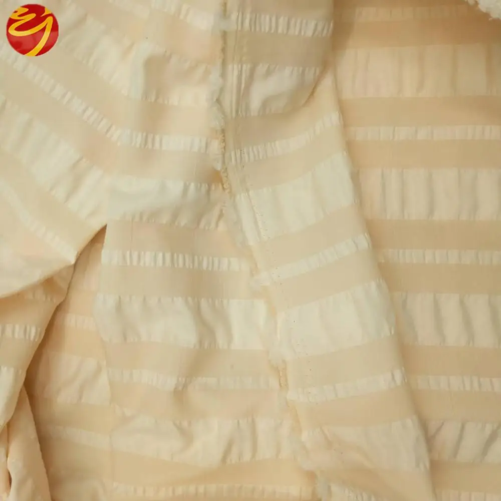 
100 polyester seersucker fabric 