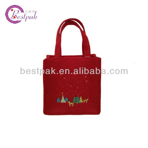 eco small felt shopping bag