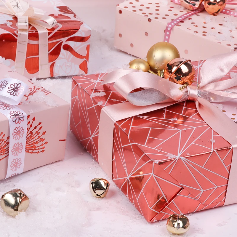 
Fancy printed gift wrapping paper for flower bouquet wrapping paper 