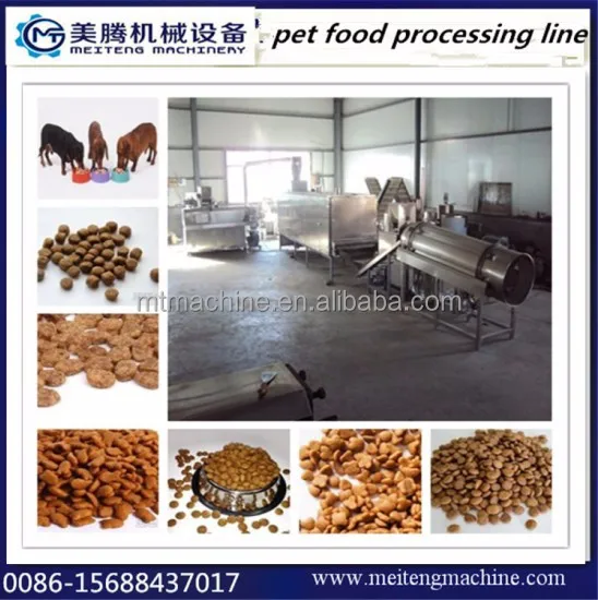CE Certified Various Capacity Dog Production Equipment for Food Industry