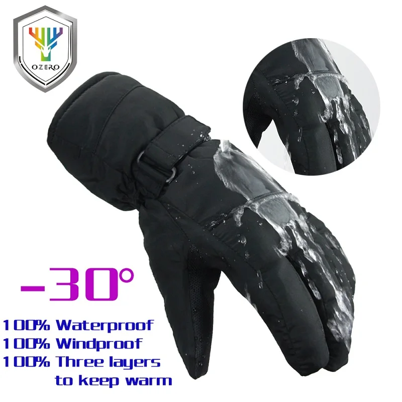 
Mena and women winter cold weather warm snowboard ski gloves 