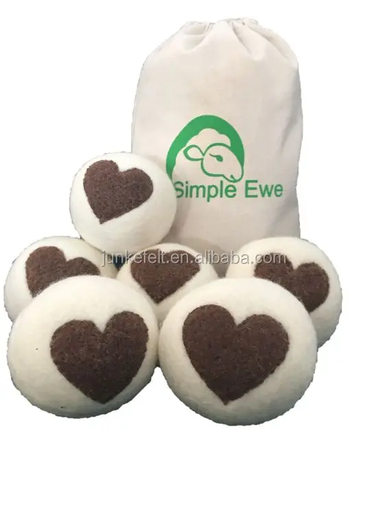 Wholesale wool felt balls wool balls for dryer large felt balls