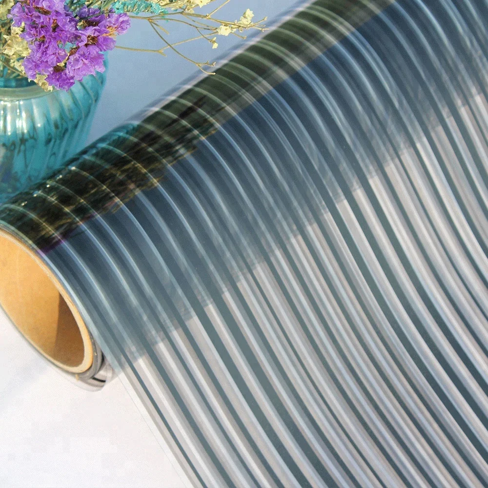 Customized stripe design Office decoration stripe glass sticker / frosted decorative window film