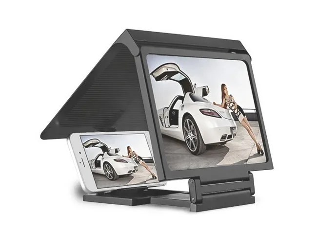 3D mobile phone zoom magnifying acrylic folding cellphone screen