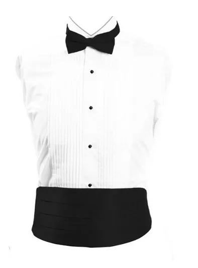 
Fashionable Soild Colour Bowtie And Cummerbund Set 