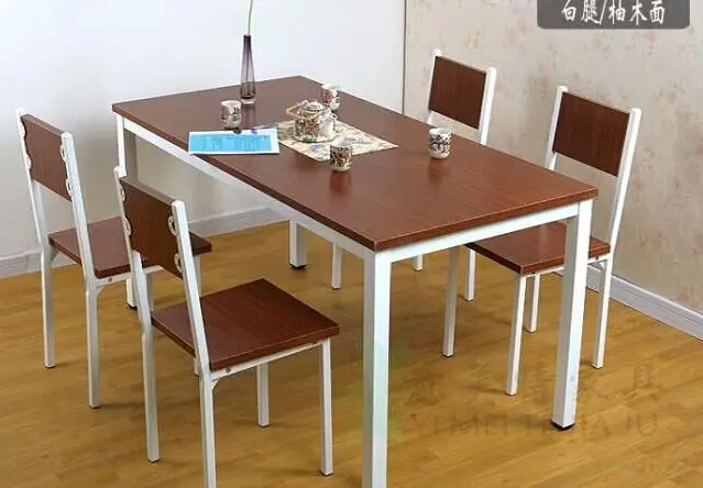 Modern Wooden Table Top Dining Table Set Dining Room Furniture Home Furniture Cheap Classic 4 Seater Custom Office Desk
