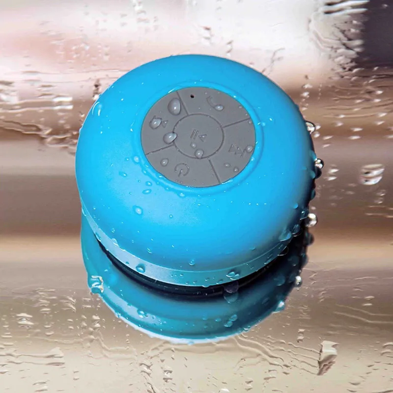 Mini Speaker Portable Waterproof Wireless Handsfree Speakers, For Showers, Bathroom, Pool, Car, Beach & Outdo