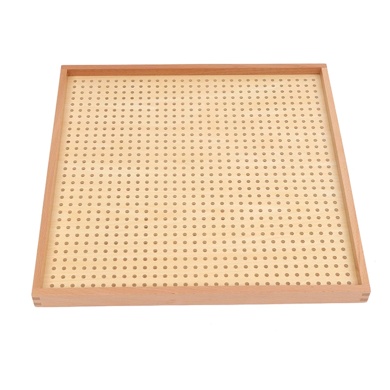 Baby wholesale montessori kindergarten educational materials Wooden Peg Board