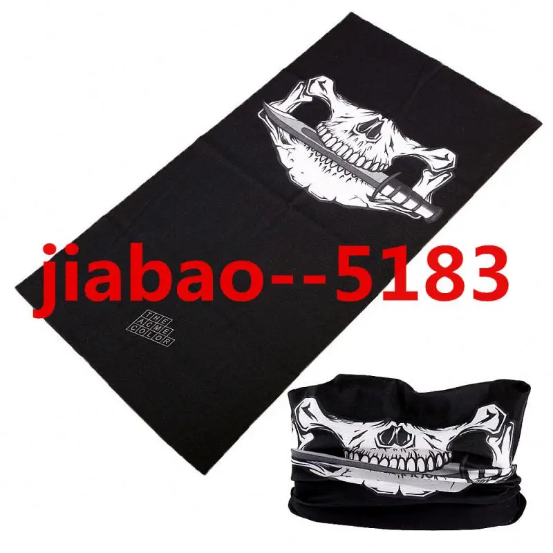 
Motorcycle biker seamless skull tube hair accessories face shield bandana dragon bandana 