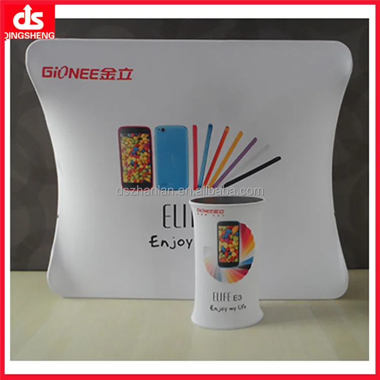 Straight aluminum with tension fabric backdrop stand