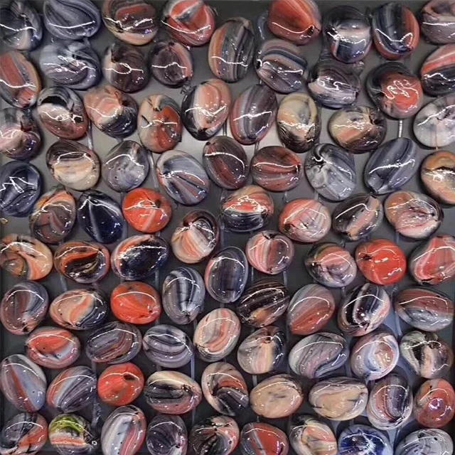 
Glass pebble stone artificial polished pebbles 