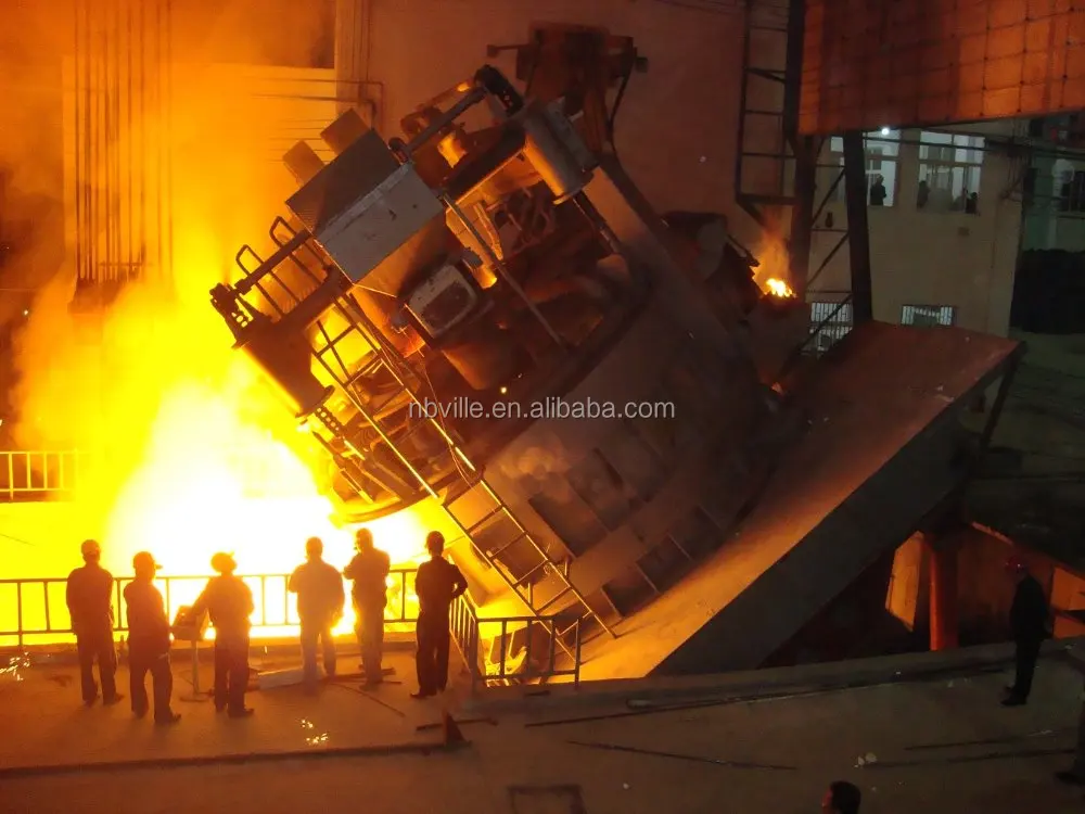 
 Электродуговая печь типа EBT 100T, дугоплавильная печь, промышленная печь  