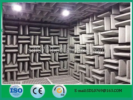 Jinghuan acoustic Sound Absorbing anechoic wedge for anechoic chamber