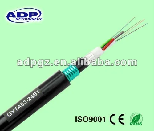 высокое качество 12 основных однопользовательском реёиме волоконно-оптического кабеля цена за метр