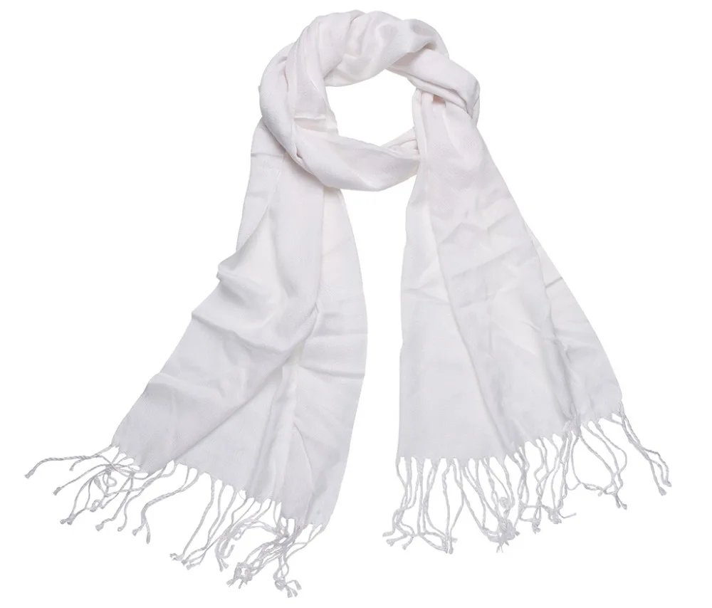 Hot Sale Solid Color 100% Viscose Lady Scarf Summer Fashion Scarves