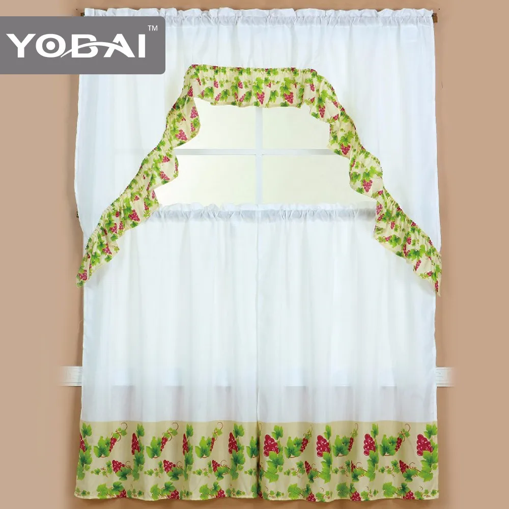 Latest Kitchen Printing Curtains Design