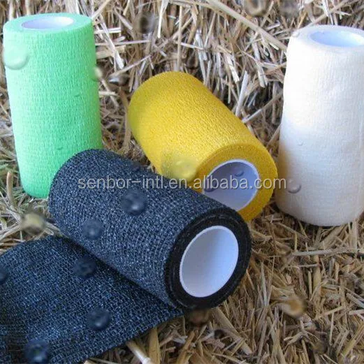 
Paw Printing Colorful Cohesive Elastic Bandage 