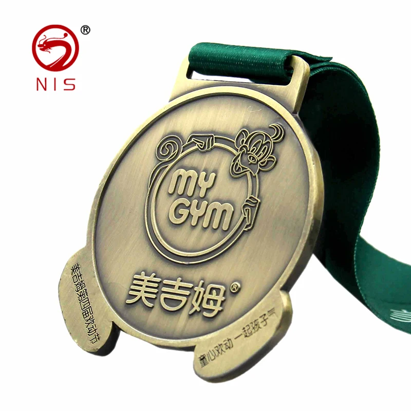 Объемная памятная медаль из античной меди на