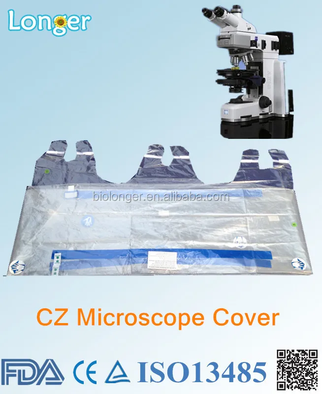 Одноразовая Стерильная Крышка для микроскопа, используемая для Микроскопа Zeiss, Экологичная крышка из полиэтилена