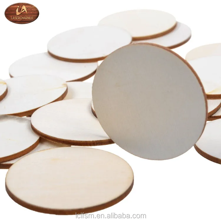 DIY Various Round Disc Wooden Circles- Choose Size , Unfinished Wood Circle Cutouts, Ready to Be Painted and Decorated