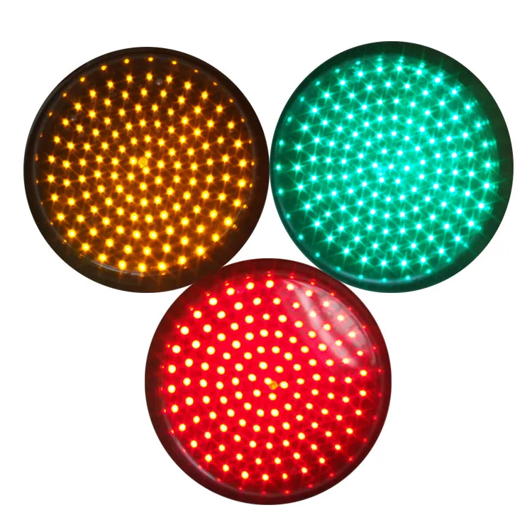 200mm Red Signal Blinking LED Traffic Light Module, Pixel Cluster Semaforo