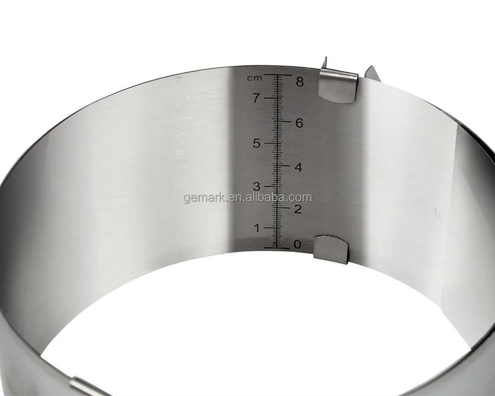 cake tool Baking mold Cake Ring 12 Inch Adjustable Retractable Stainless Steel Ankoow Circle Round Mousse Tiramisu Mold