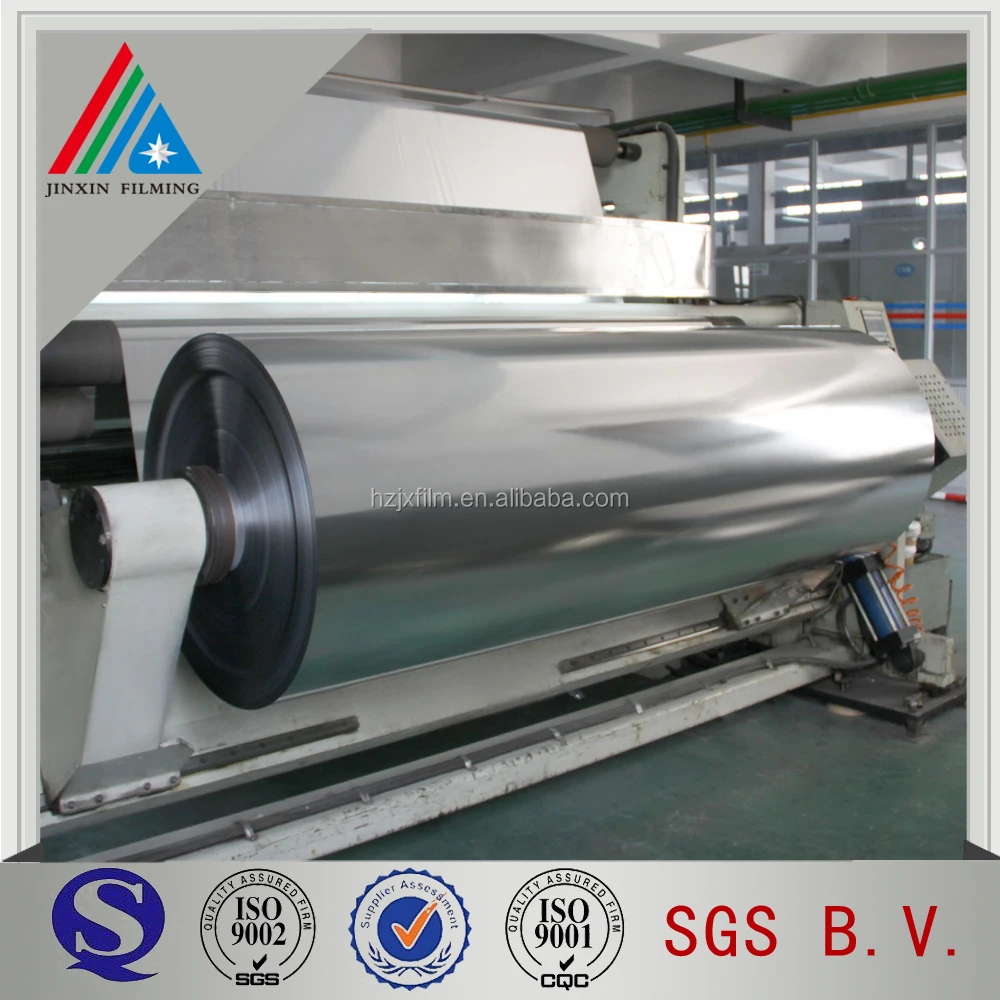 10 Micron Metallized Polyester Plastic Vmpet Mylar Film