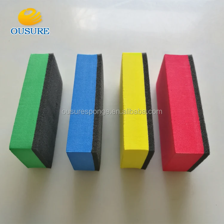 Various shapes car wax sponge car polishing pad car coating sponge tool