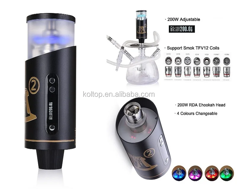  Электронная сигарета без кнопки kangerm shisha head 2018 200w хорошая цена и качество vapor storm 100w