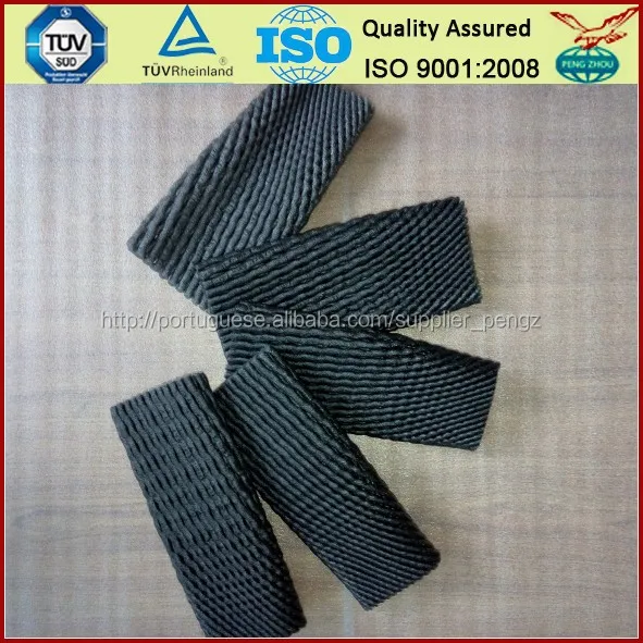 
20x7cm Fruit And Wine Bottle Packaging Black Protective Packing Foam Mesh Sleeve Net 