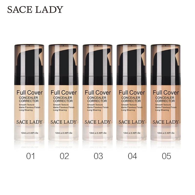 
Face Makeup Foundation Concealer Cream Liquid Corrector Waterproof Base Make Up For Eye Dark Circles Facial Cosmetic 