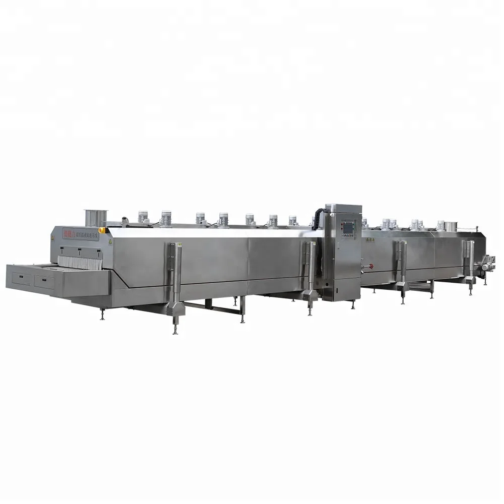 Liquid nitrogen tunnel iqf quick freezing machine