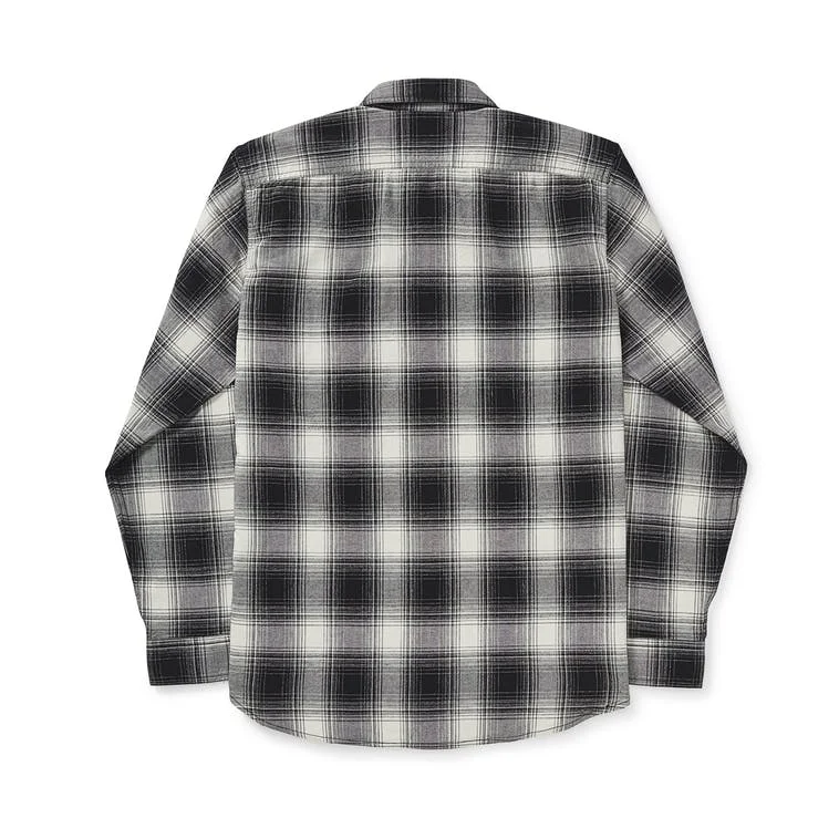 Mens classic style gingham flannel shirt chest pocket new pattern shirt