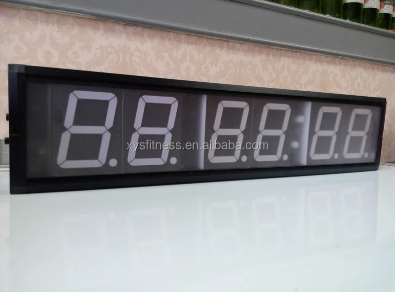 
6 digit 4 inch LED Interval fitness Repeating digital timer 