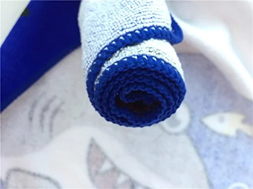 OEM 100 % microfiber animal hooded baby kid poncho beach wrap bath towel robe for kids