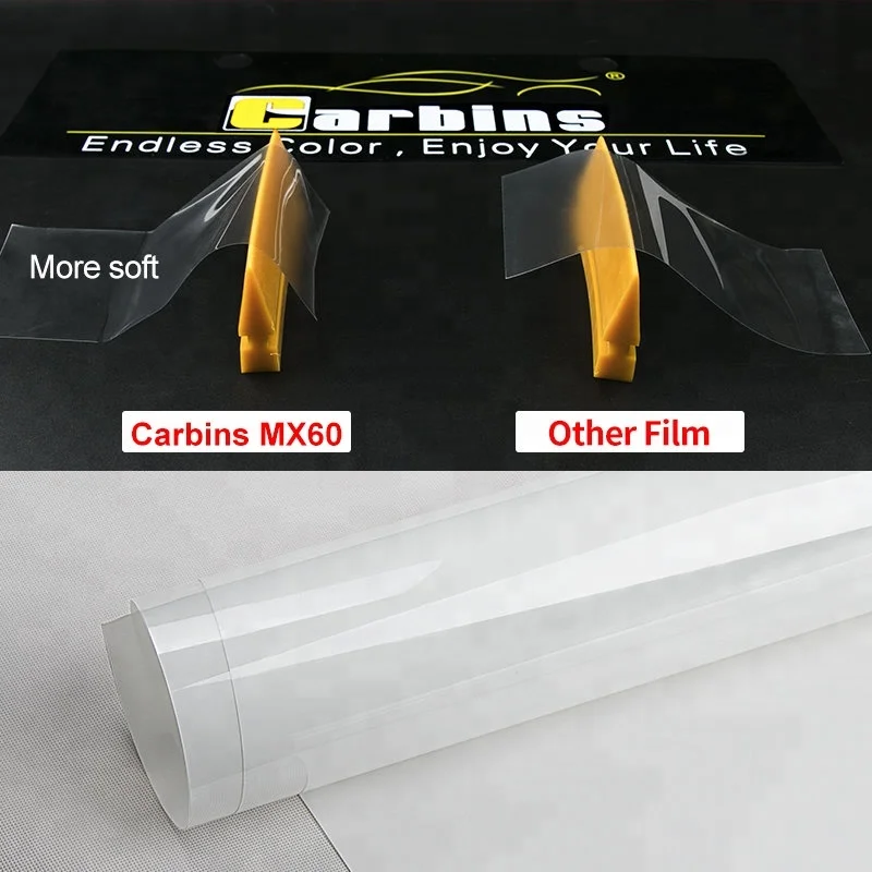 Carbins Self Healing PPF Car Paint Protection Film Ultra Soft Easy Install MX60