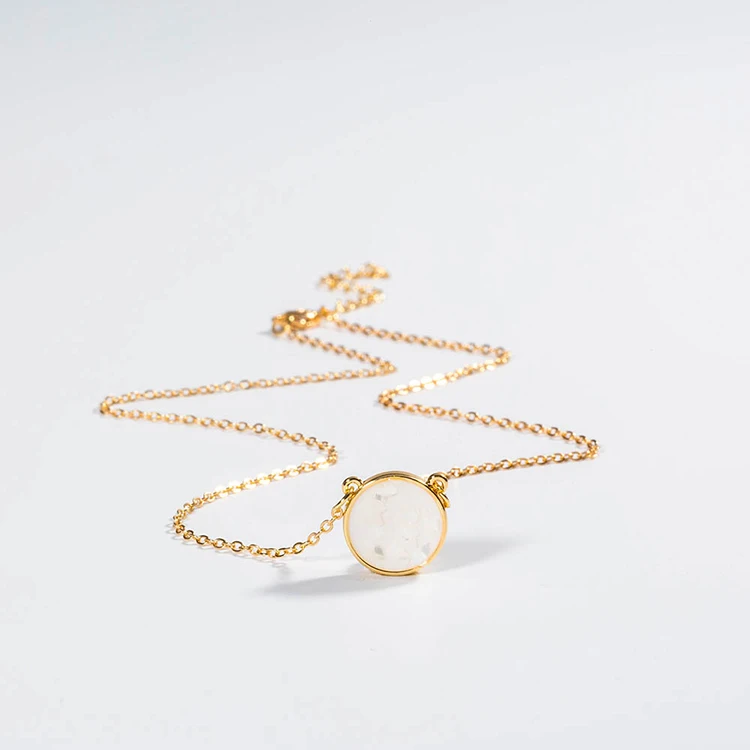 A-Z Gold Silver Coin Initial Choker Necklace Pink Enamel Seashell Pendant Necklaces For Women Jewelry