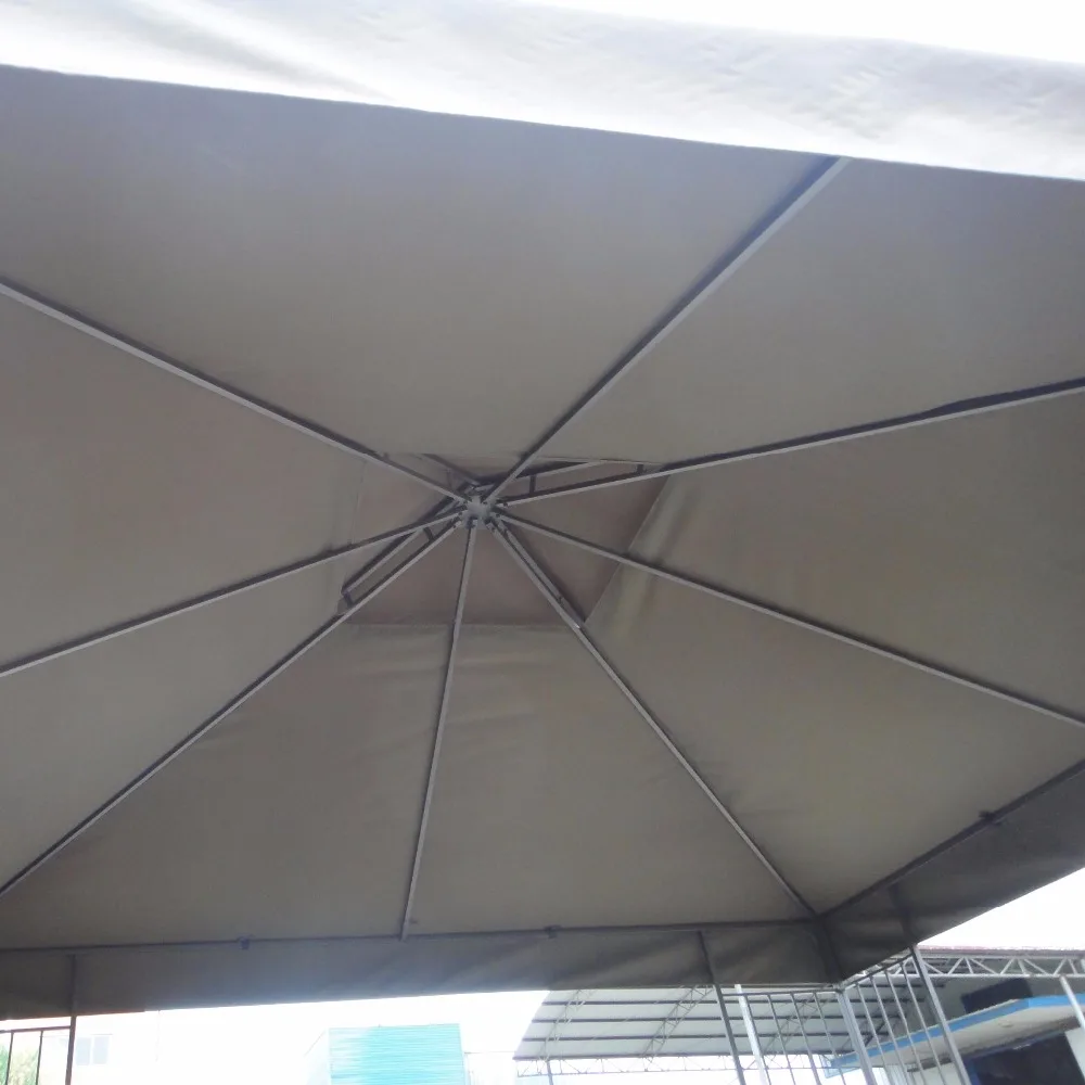 Metal Top Hot Sale Decorative Forged Seal Heat Transfer Gazebo