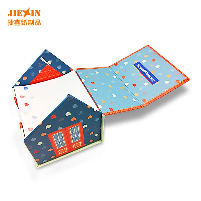 
custom print house shape notepad from China 