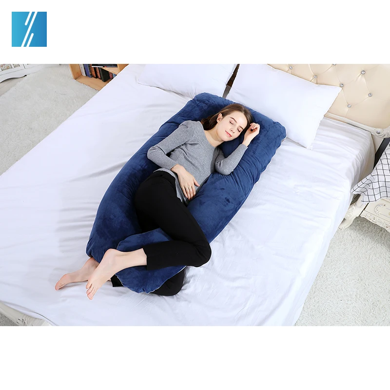
U Maternity Pregnancy Back Comfortable Support Body Bed Pillow For Side Sleepers 