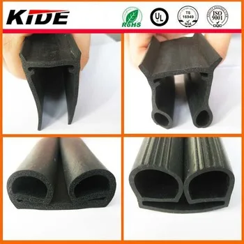 Solid P shaped rubber gasket cold room door seal